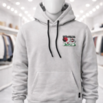 Men Hooded Sweatshirt with Back Graphic Print